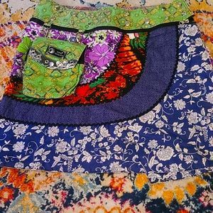 Womans adjustable wrap skirt